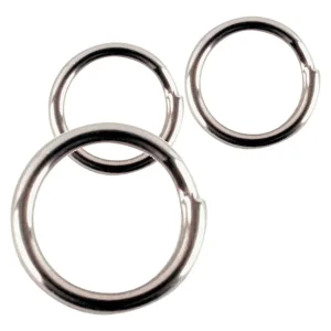 Søvik Rustfrie Splittringer 10mm, 49kg, 10 st