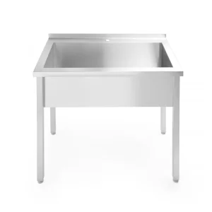 Oppvaskbenk av rustfritt stål - 800 x 600 x 850(h) - Hendi