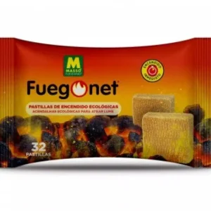 Fuegonet Firestarter 32 stk | Opptennings briketter til grill, peis og vedovn