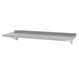 Vegghylle av rustfritt stål - 800 x 300 x 250(h) - Hendi