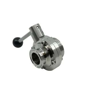 DN32 til 1,5" Tri-Clamp Butterfly ventil