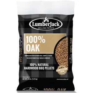 LumberJack Oak Pellets BBQ Grilling Pellets 9kg