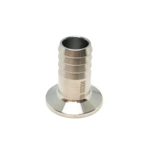 34mm Tri-Clamp til 19mm slangenippel