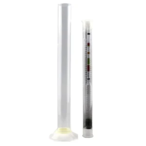 Hydrometer med testrør - SG 0.990-1.160 - Alla France