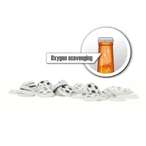 Oxycaps 26mm fotball 100stk - oksygen absorberende korker