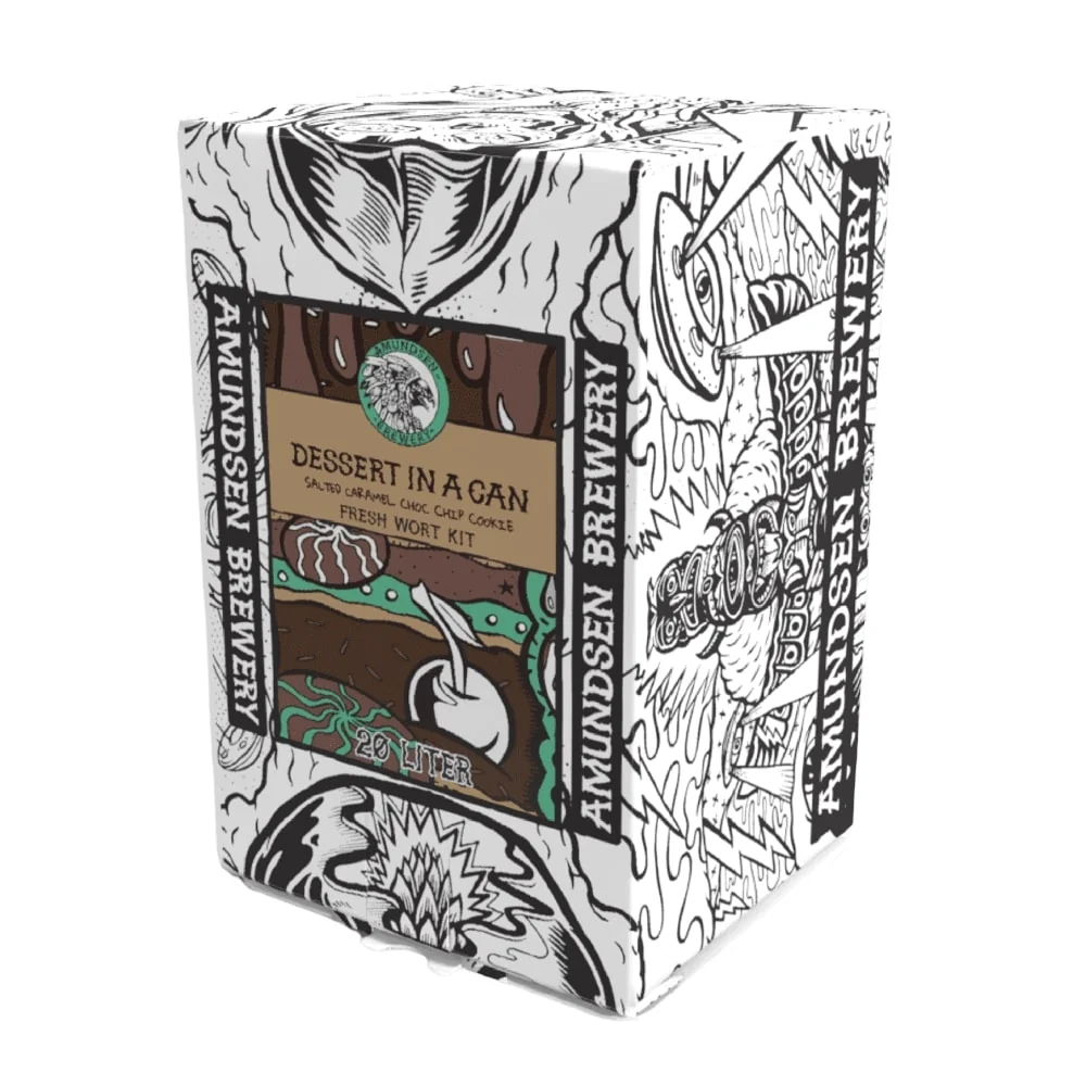Amundsen Dessert In a Can - Salted Caramel Choc Chip Cookie - 20L Fresh Wort Kit - Image 2