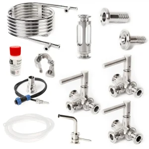 Tilbehørspakke 4-ventilers oppsett til Brewtools B40pro / B80pro / B150pro