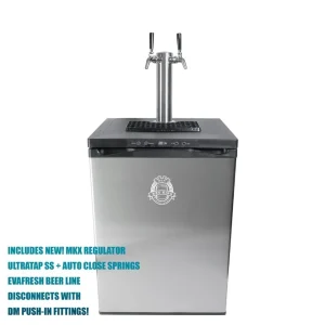 FasTap Edition KegMaster Series XL Kegerator - To tappekraner - Keg King