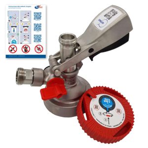 Micro Matic KeyKeg Dispensing Head 5/8 BSP - Fatkobling