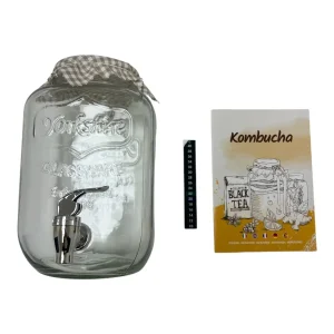 Kombucha Bryggesett 4L – Kontinuerlig Fermentering