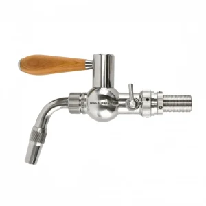 LUKR Baroko tappekran, stainless steel (polished) - US Shank