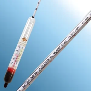 Hydrometer 0-10 Plato med termometer - Alla France