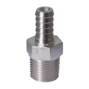 Slangenippel 1/2" BSP x 3/8"