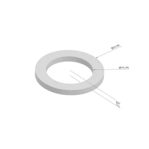 Pakning, 22x15x2mm, 2 stk - Brewtools