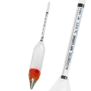 Gay-Lussac Alkoholmeter 0-25 % Vol - Alla France