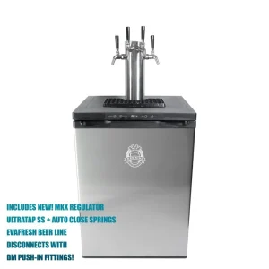 FasTap Edition KegMaster Series XL Kegerator - Fire tappekraner - Keg King