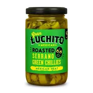 Gran Luchito Fire Roasted Serrano Chillies 215g