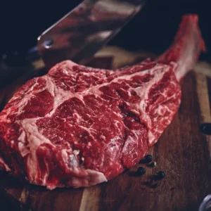 Storfe Tomahawk Irland - Kr 550 per kg (1-1,5kg per stykke)